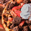 Foto de Waffle de Brownie