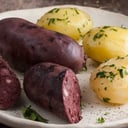 Foto de Prietas con Papas Doradas