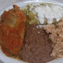 Foto de Combinacion chile relleno y dos enchiladas