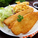 Foto de Milanesa ó escalope de merluza