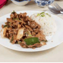 Foto de CERDO MONGOLIANO CON ARROZ 