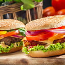 Foto de Pormo dos hamburguesa 