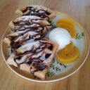 Foto de WAFFLES DULCES EN TRIANGULO