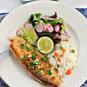 Foto de  Catch of the day with garlic sauce