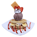 Foto de waffle sencillo