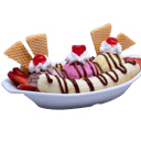 Foto de banana split