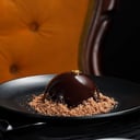 Foto de Media esfera de chocolate Belcolade Uganda 80% 