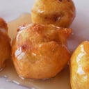 Foto de  Fried bananas with milk or natural honey