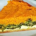 Foto de Tarta Bicolor de Vegetales (Porción)