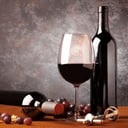 Foto de  Bottle of house wine