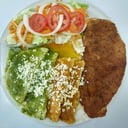 Foto de Enchiladas con milanesa de pollo