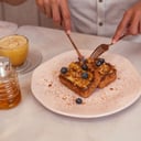 Foto de TOSTADAS CON BANANOS CARAMELIZADOS Y NUTELLA FIT