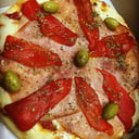 Foto de Grande de jamón y morrones