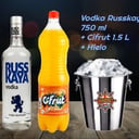Foto de Combo: Vodka Russkaya 750 ml