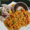 Foto de Ceviche de Pescado c/ Arroz con Mariscos