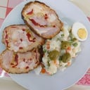 Foto de Pollo Arrollado con Guarnición