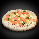 Foto de Pizza de trucha salmonada, palmito y alcachofa