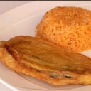 Foto de Chile relleno de queso con arroz