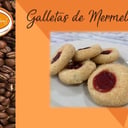 Foto de Galleta con centro de mermelada de fresa