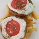 Foto de Milanesa napolitana al plato vegetariana