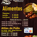 Foto de CARTA DE ALIMENTOS