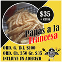 Foto de papas a la francesa