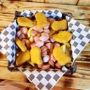 Foto de salchinuggets(salchicha+nuggets+papa)