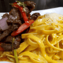 Foto de Fetuccini a la Huancaina con Lomo