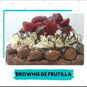 Foto de BROWNIE CON FRUTILLAS