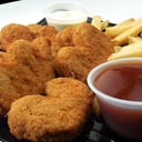 Foto de nuggets de pollo fresco