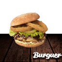 Foto de Hamburguesa Pollo Con Aros