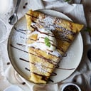 Foto de Crepes de banana y dulce de leche / nutella
