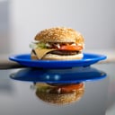 Foto de Hamburguesa Con Queso