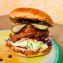Foto de Maple BBQ Chicken Sandwich