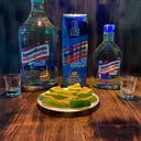 Foto de Aguardiente Antioqueño. Tapa Azul