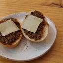 Foto de Montadito de zurrapa y queso curado