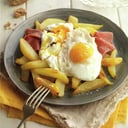 Foto de Huevos rotos con jamón