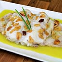 Foto de Merluza a la bilbaína con Ensalada