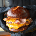 Foto de Cheddar cheese burger