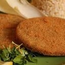 Foto de Milanesas de soja con guarnición