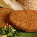 Foto de Milanesas de soja con guarnición