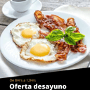 Foto de DESAYUNO/ONCE PAILA DE HUEVO CON TOCINO