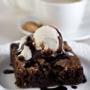 Foto de Brownie con helado