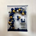 Foto de ARCO 100 Pcs AZUL DORADO BLANCO