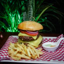 Foto de HAMBURGUESA DOBLE CARNE
