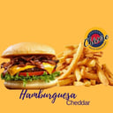 Foto de Hamburguesa Bacon Cheddar con Papas