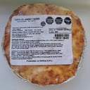 Foto de Tarta de jamon y queso con bebida 