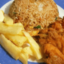 Foto de Chaufa con milanesa de pollo