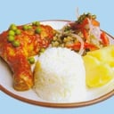 Foto de Sajta de pollo con arroz