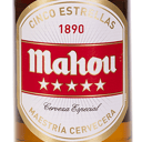 Foto de Mahou 5 Estrellas 1/4 0,25 L.